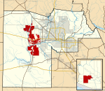 Maricopa County Incorporated and Planning areas Buckeye highlighted